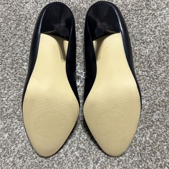 Isaac-Mizrahi Riley Women's Black 7.5 Heels Pumps Glamour Vintage 2000's New - Picture 8 of 12